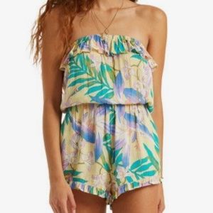 Billabong strapless romper